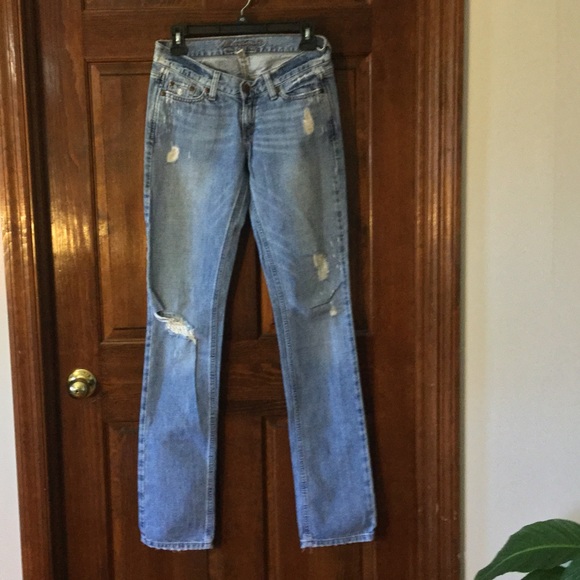 Abercrombie & Fitch Denim - Abercrombie & Fitch Distressed Jeans